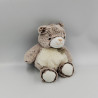 Doudou chat marron blanc tout doux z'animoos HISTOIRE D'OURS