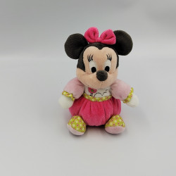 Doudou bébé Minnie rose blanc vert oiseau DISNEY NICOTOY