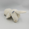 Ancienne Peluche ours chat blanc AJENA