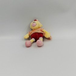 Doudou attache tétine Billy et Babette rouge orange NATTOU