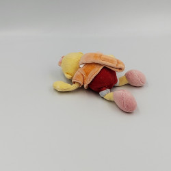 Doudou attache tétine Billy et Babette rouge orange NATTOU