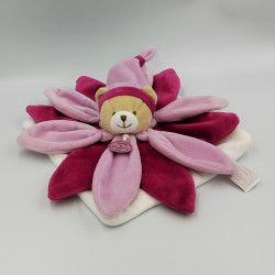 Doudou et compagnie collector ours fleur pétale rose