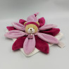 Doudou et compagnie collector ours fleur pétale rose