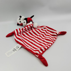 Doudou Mickey rouge Noël My First Christmas mouchoir DISNEY BABY