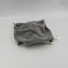 Doudou plat carré ours blanc gris CHICCO