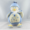 Doudou pingouin bleu blanc Youpik NICOTOY