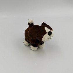 Petit doudou peluche chien marron RUSS BERRIE