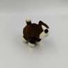 Petit doudou peluche chien marron RUSS BERRIE