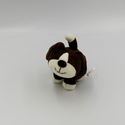 Petit doudou peluche chien marron RUSS BERRIE