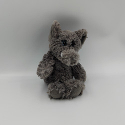 Doudou peluche éléphant gris TY Ella