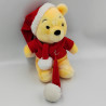 Peluche Winnie l'ourson en père Noël Disney