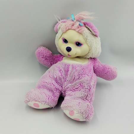 Ancienne Peluche ours rose Puppy Surprise HASBRO