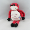 Doudou Abeille Coccinelle rose bordeaux Sucre D'Orge