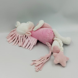 Doudou musical licorne rose blanche doré pois SIMBA TOYS NICOTOY