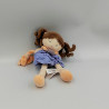 Doudou et compagnie poupée lutin fille mademoiselle Graffitis violet orange