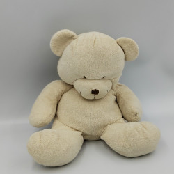 Doudou ours blanc écru créme NICOTOY