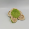 Doudou coccinelle sur fleur verte NICI