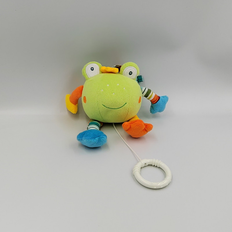 Doudou musical grenouille verte BABY CLUB