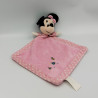 Doudou plat minnie rose pois coccinelle DISNEY (taché)