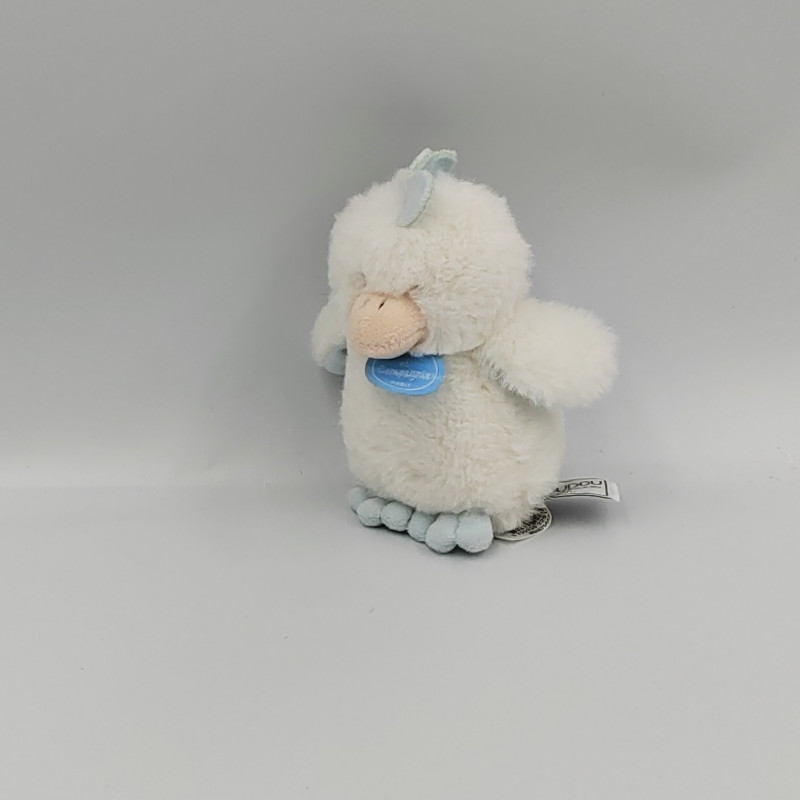 Doudou et compagnie poussin blanc bleu