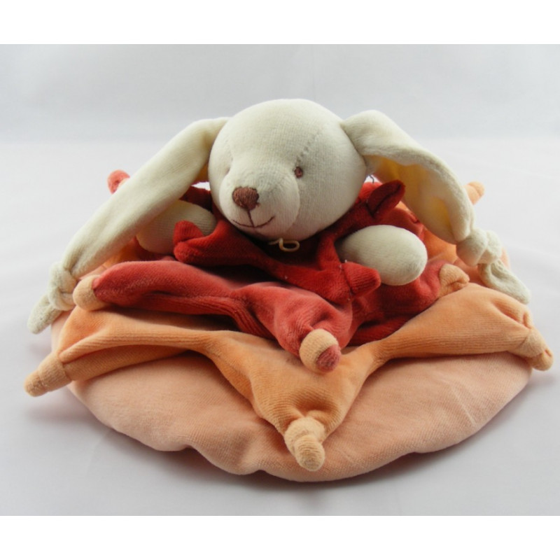 Doudou et compagnie lapin Bonnie étoile jaune carambole