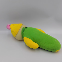 Ancienne peluche Luciole phosphorescent Toto vert jaune AJENA