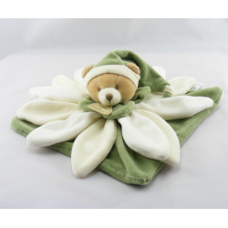 Doudou et compagnie collector ours plat fleur rouge orange 