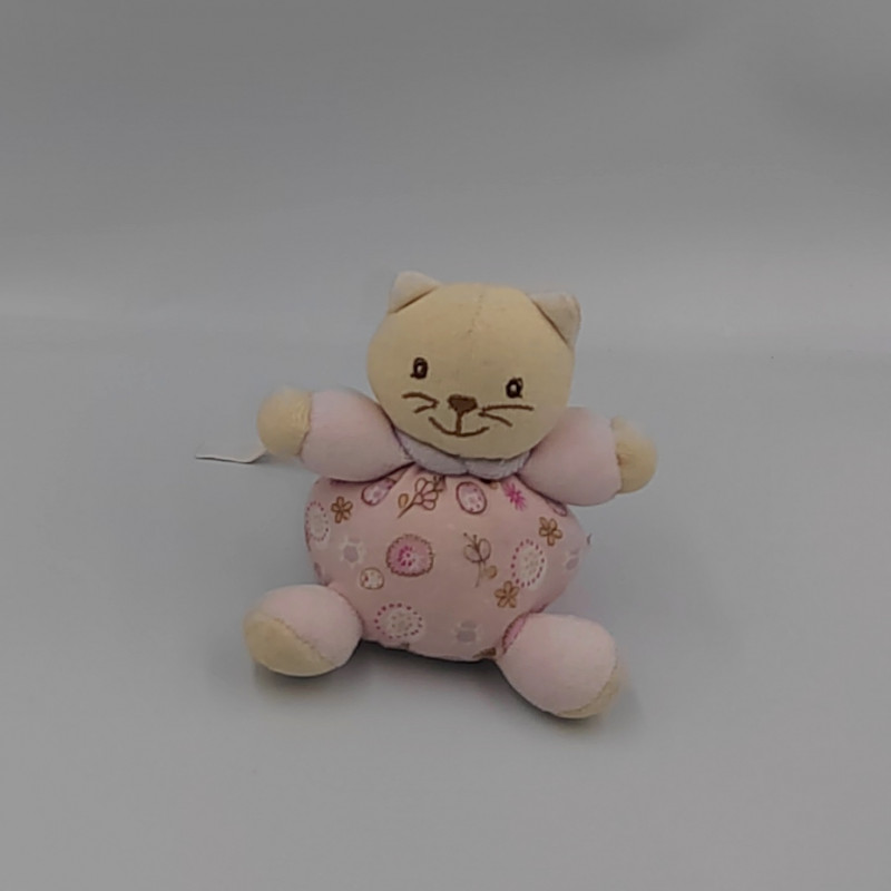 MINI DOUDOU CHAT ROSE FLEUR LILIROSE KALOO