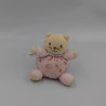 MINI DOUDOU CHAT ROSE FLEUR LILIROSE KALOO