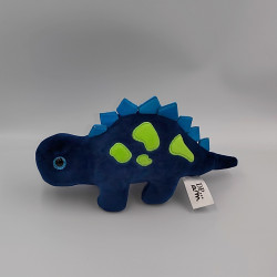 Doudou dinosaure bleu vert DPAM