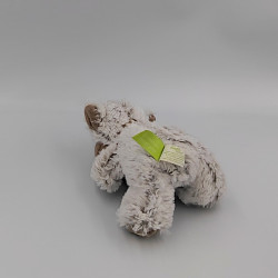 Doudou peluche vache beige marron NATURE COLLECTION