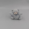 Mini doudou ours bleu PERLE KALOO