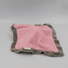 Doudou plat éléphant rose gris SANDY