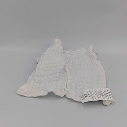 Doudou plat lapin blanc DPAM