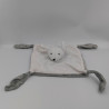 Doudou plat lapin blanc gris étoiles MAISONS DU MONDE