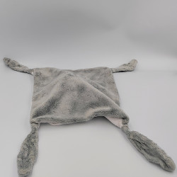 Doudou plat lapin blanc gris étoiles MAISONS DU MONDE