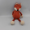 Doudou peluche renard orange JELLYCAT