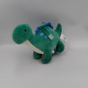 Doudou musical dinosaure vert blanc TEX