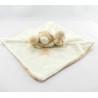 Doudou plat ours blanc beige MOULIN ROTY