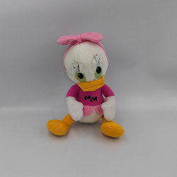 Peluche Canard rose Zaza niéce de Picsou DISNEY
