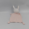 Doudou plat lapin rose blanc pois SIMBA TOYS KIABI
