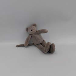 Doudou souris grise Grande famille MOULIN ROTY