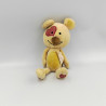 Doudou ours beige coeur BIODOURS VERTBAUDET