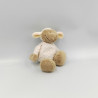 Doudou mouton blanc beige JOLLYBABY