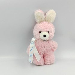 Ancienne peluche doudou lapin rose NOUNOURS