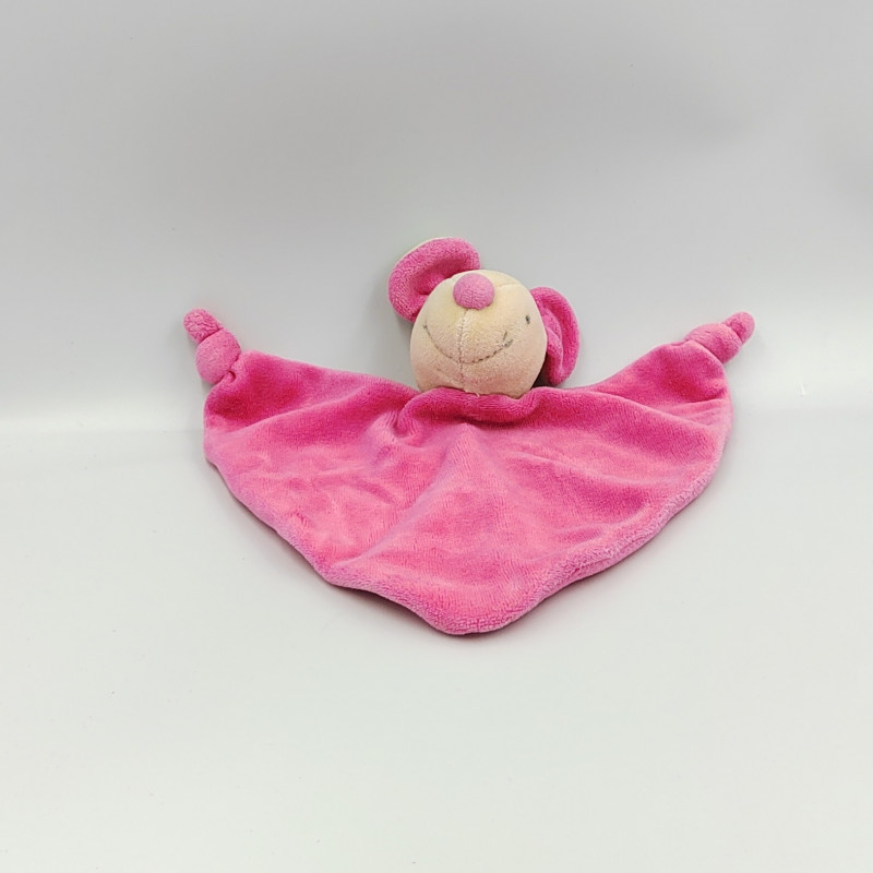Doudou plat souris rose KIABI