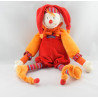 Doudou Capucin Dragobert rouge MOULIN ROTY