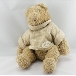 Doudou ours pull écru Basile et Lola MOULIN ROTY