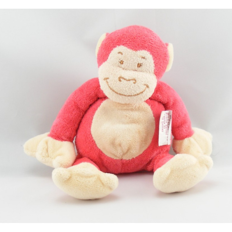 Doudou singe rouge BENGY