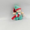 Doudou et compagnie attache tétine lutin Fée papillon bleu rose